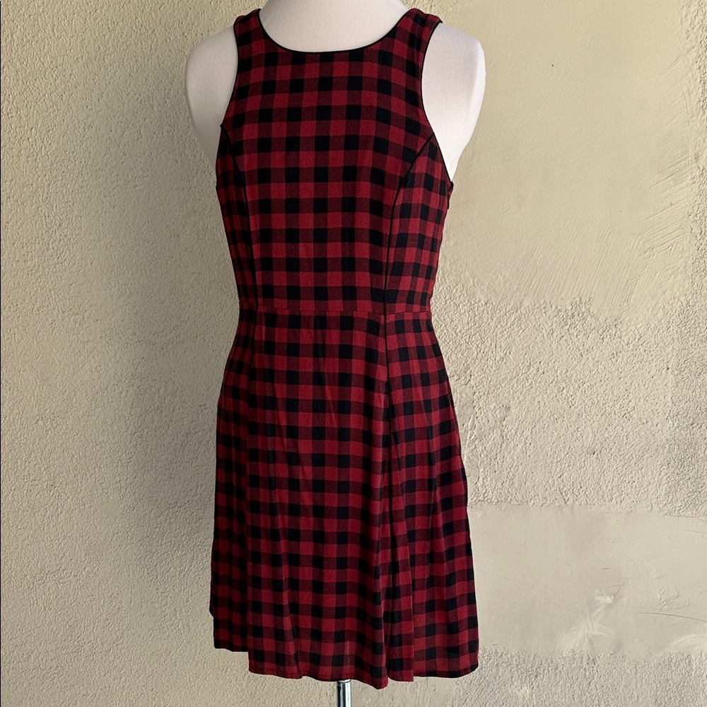 Sanctuary Red and Black Mini Dress 🎄